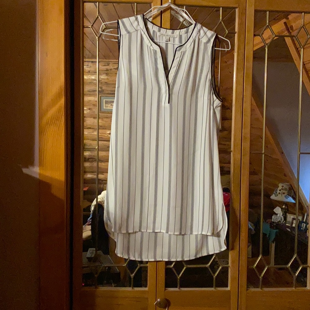 Rayon sleeveless tunic top